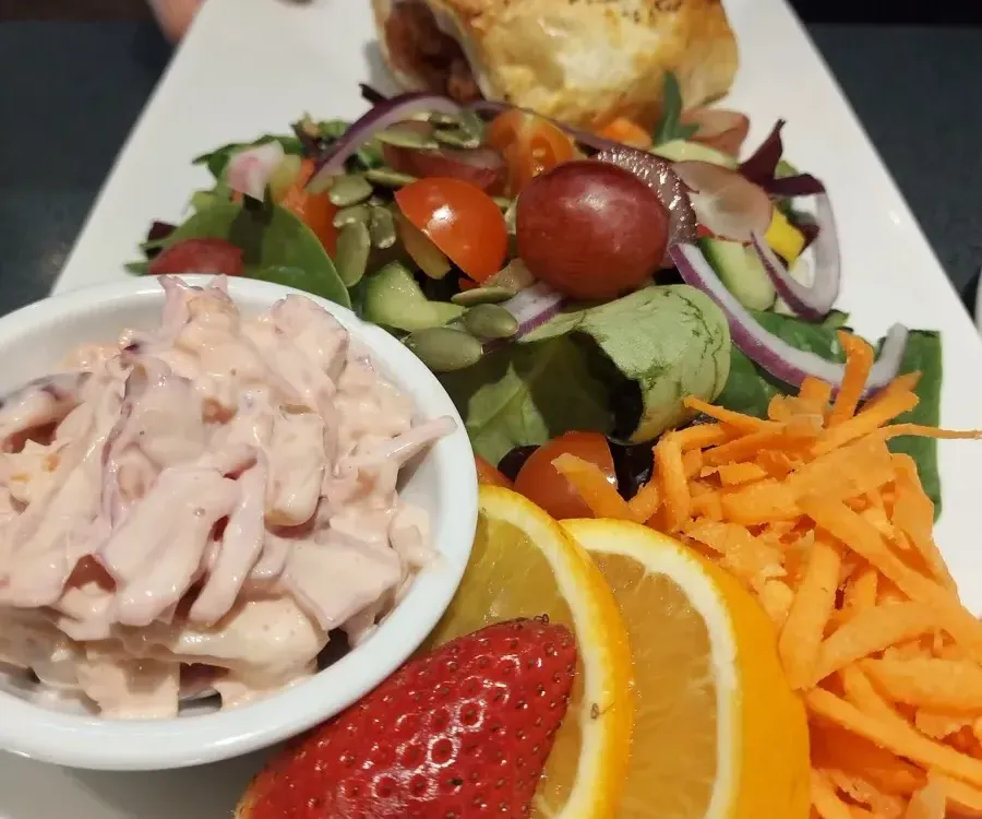 Freshly made lunch at LifeCafe